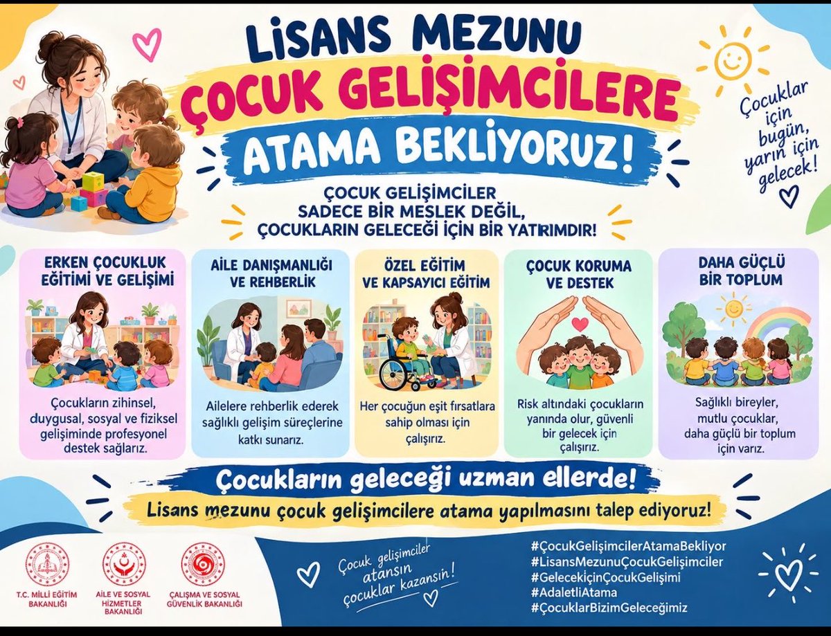 mervedoganv's tweet photo. erken müdehale için erken ve 3000bin atama şarttır @saglikbakanligi 
#3BinLisansCocukGelisimci https://t.co/8NPMiXww4M