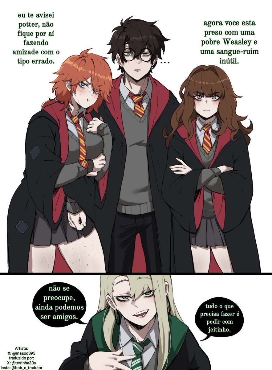 terrinha30s's tweet photo. Artista:@masoq095
#malfoy #malfoyd #harrypotter #dracomalfoy #comic #femmalfoy #Rony #hermione https://t.co/jKJOmSySwl