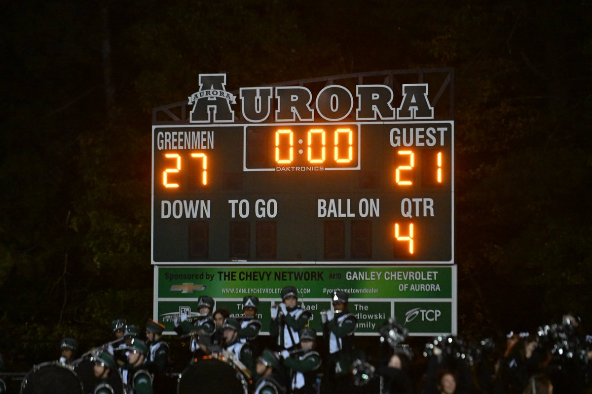 BrianSiebenthal's tweet photo. Exciting OT win last night 27-21!
@GreenmenFB @ACSD_MH @DrPMilcetich @GreenmenNation @Greenmensteward @AuroraGambit @AuroraYearbook @ahsallsports @AuroraGridiron https://t.co/gpDzqhY7Qs