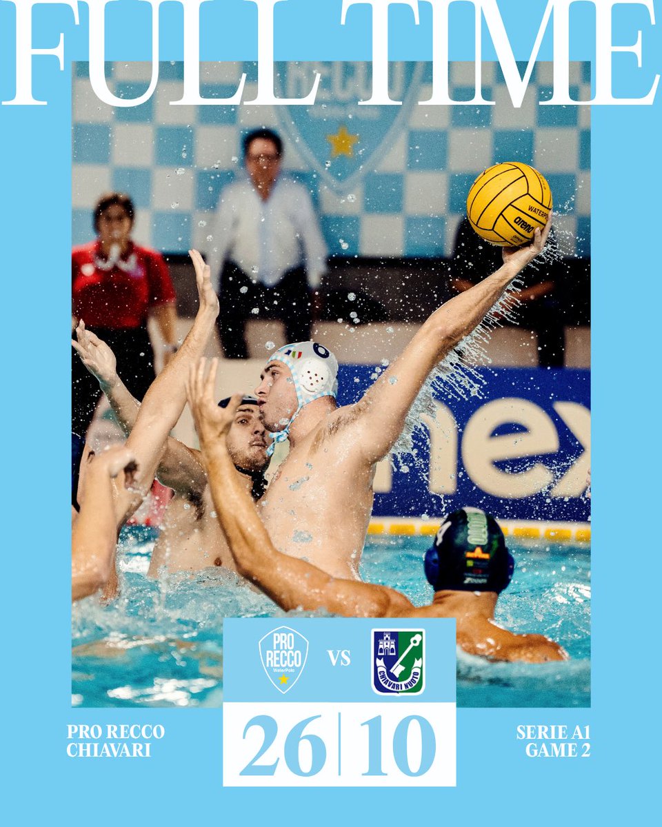 prorecco's tweet photo. 🇮🇹 | ᴄᴀᴍᴘɪᴏɴᴀᴛᴏ

Derby biancoceleste alla Sciorba: battiamo il
Chiavari 26-10 nell’esordio casalingo!

🎯 4 Carnesecchi, Irving, Di Corato, 3 Granados, 2 Cannella, Gianazza, Cassia, 1 Buric, Mladossich, Presciutti, Zalanki, Iocchi Gratta.

⚪️🔵 #WeAreWaterpolo https://t.co/f21jv3BDRZ