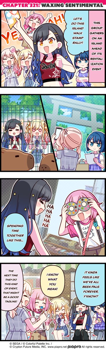 ColorfulStageEN's tweet photo. Time to get those steps in!

#4koma https://t.co/eR20tSpnuv