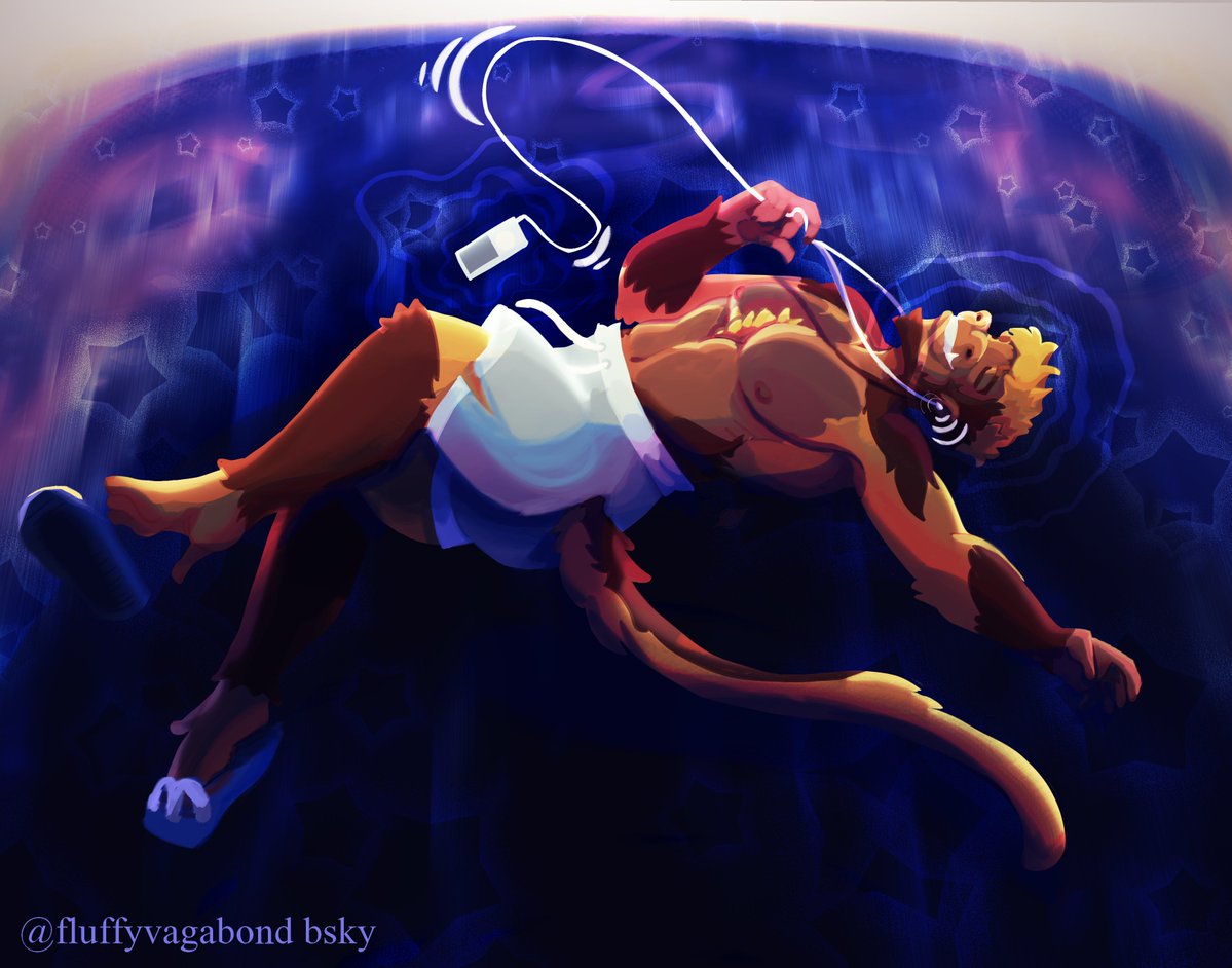 rodrigoUwUOwO's tweet photo. Ethan/me: Finally, Saturday no work, no internships, just me and my music, without thinking about anything else 🎶✨

art raffle prize from: @//fluffyvagabond.bsky.social

(it's an idea I've had for my onesie for a long time, and I love how it turned out :'3 ) https://t.co/Ag8HCA72rq