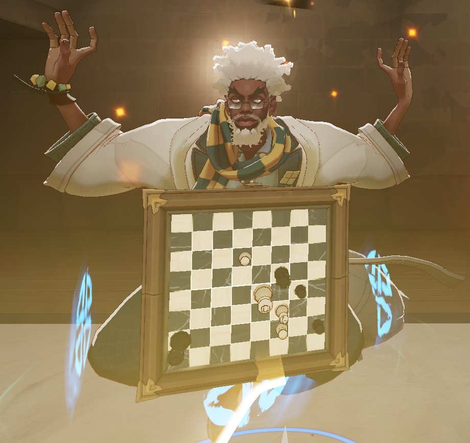 froggy_dl's tweet photo. play deadlock for the first time. choose the hardest character in the game. play solomon while also playing a blindfolded chess game against deathy. beat deathy. win deadlock game. unbelievable aura. https://t.co/aeqgigk54Y