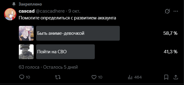 cascadhere's tweet photo. Я понял вы долбаебы конченные. За что вы голосуете боже.
С этого дня ищу человека, который научит меня быть милой тяночкой в интернете. Я СЕРЬЁЗНО. https://t.co/KiF0cx9eSK
