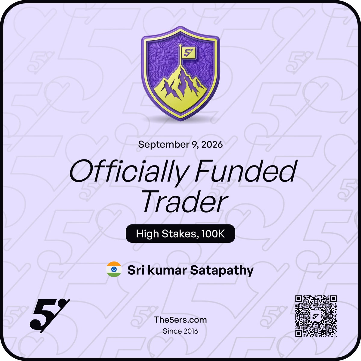 IndiaInnovus's tweet photo. Last year, I started my journey with @the5ersIndia but failed to achieve a single Master account. 💔

I took a break, did a job, saved money, and came back stronger with their Summer Plan. 🔥 After blowing 4+ accounts, I finally achieved a Master account and secured my payout 🤑 https://t.co/ir5Iosbxhc