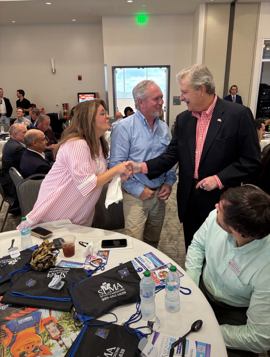 SenatorJohnken's tweet photo. Always good to be back with the good folks of Terrebonne and Lafourche. 

Louisiana has the best cooking in the world. Just don't ask too many questions. https://t.co/auQWV6vNzK
