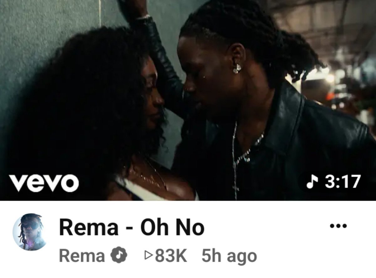 Ben_is_wise's tweet photo. Rema Promoted single OH NO did 83k YouTube views Under 5hrs.
 
Random song form Asake M$NEY Album wey Asake released 5 month ago and he decided to drop video for it today and it pulled 167K YouTube views Under 8hrs..🤔

It's just clear to you that Asake get motion pass Rema..😭😭 https://t.co/WxPvim5yQp