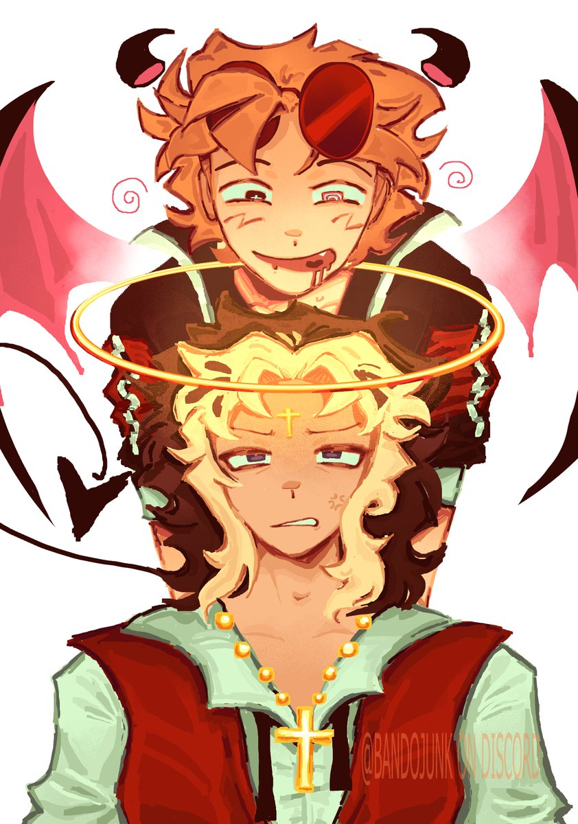 BandoJunkJpeg's tweet photo. DAY 10: ANGELS/DEVILS
#jcc #jcctober #jackpotcrashcourse https://t.co/ciaWBDQowO