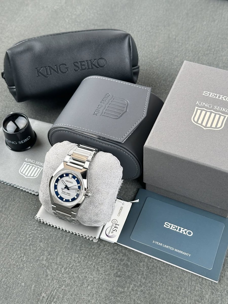 ManZonex's tweet photo. King Seiko - Automatic 3 Days (Ref. SPB / SJE series integrated bracelet design) https://t.co/IzgjToPwzZ