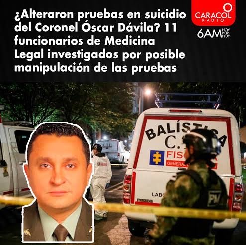 criticolombia4's tweet photo. Ojalá el presidente @ABDELAESPRIELLA destapara la verdad sobre la muerte del coronel Dávila. Eso sería magistral! https://t.co/zZyVysKccK