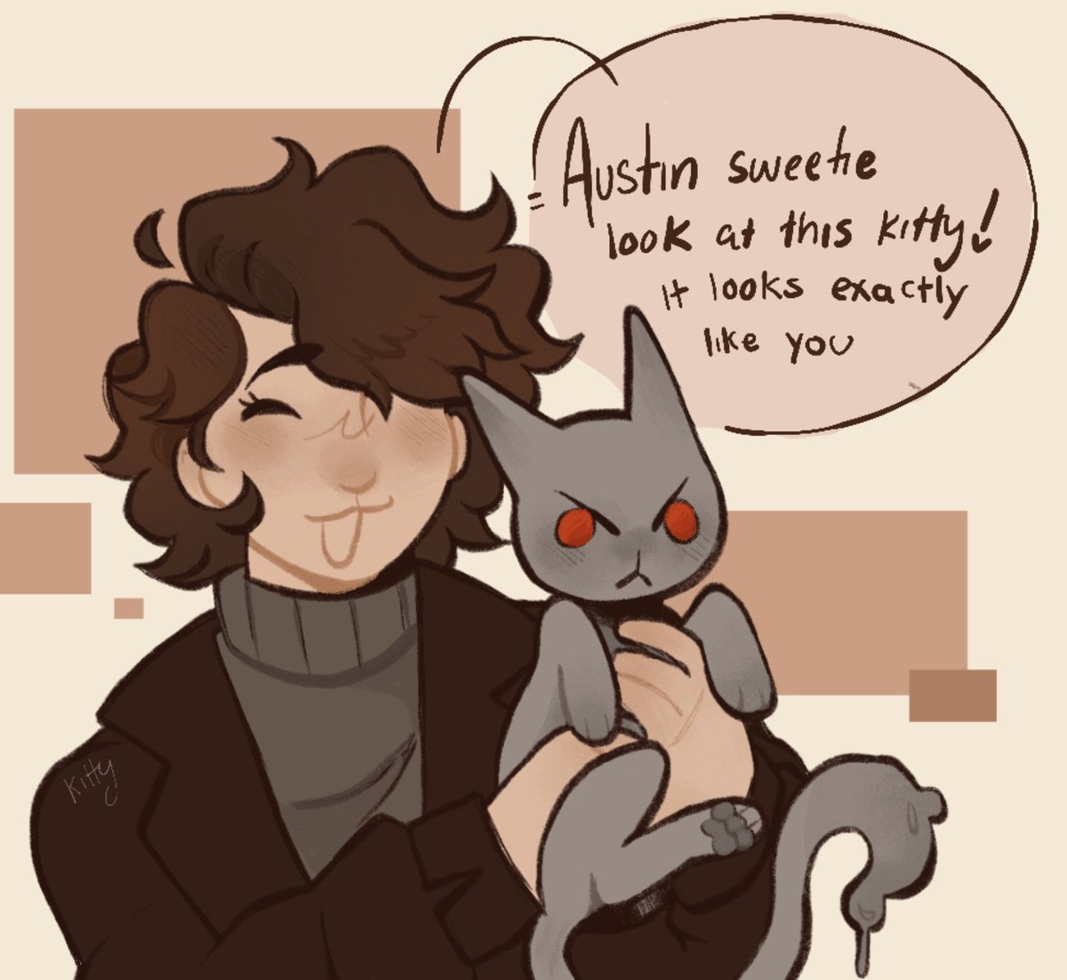 sproutkitti's tweet photo. Like father like son awwww awwww <33 Let's be polyalloy and frowning with mama 

#terminator #mewgenics #mewgenicsfanart #yumeship https://t.co/fDIzYofXxL