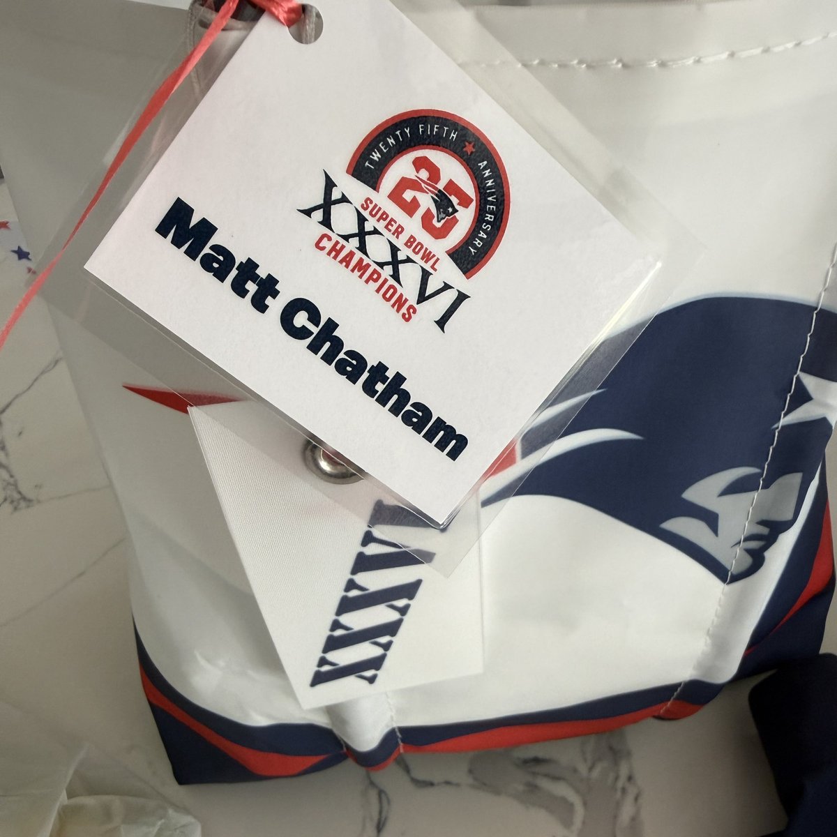 chatham58's tweet photo. Reunion @patriots swag bag…oh lookie there 👀 😏 @rubsmokelove https://t.co/8kd48xVbUb