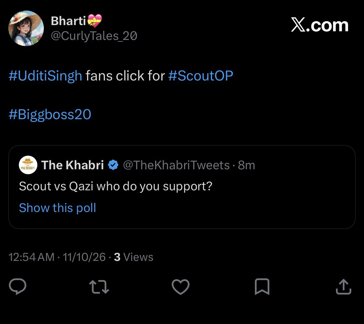 MeanMissRegina's tweet photo. Bootlicking has officially started. 😛😛🤡🤡

#QaziTouqeer #BiggBoss20 https://t.co/CPtjbOsPY6