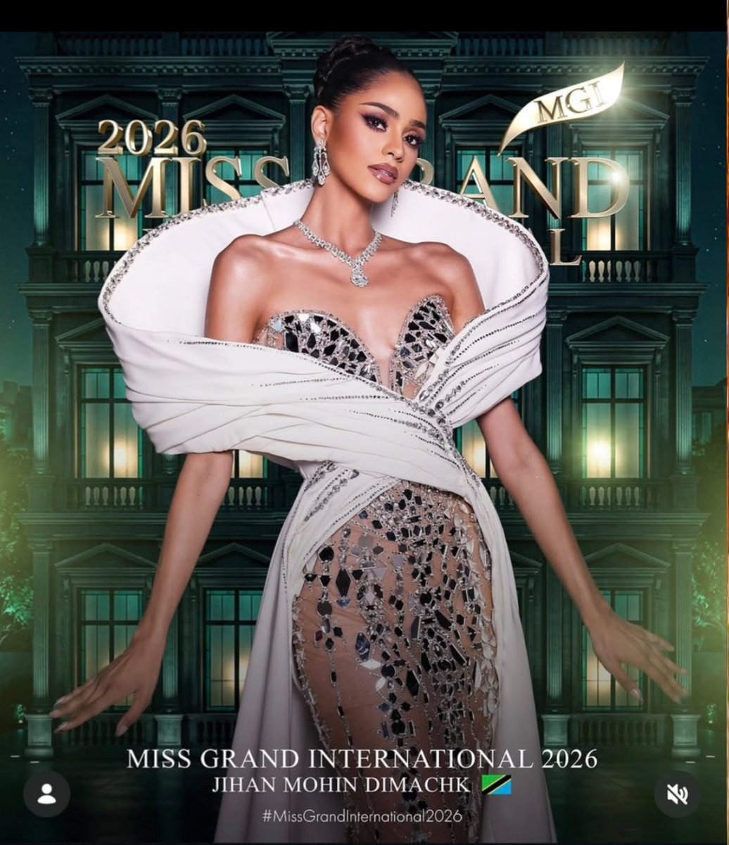 amina_hafidh's tweet photo. MISS GRAND INTERNATIONAL 2026
JIHAN MOHIN DIMACHK 🇹🇿🇹🇿

Hongera JIHAN 
Hongera Tanzania 🇹🇿
Hongera Afrika 🇳🇬🇰🇪

Tumeweza🔥🔥😂😂 https://t.co/fIxIXcyUB7
