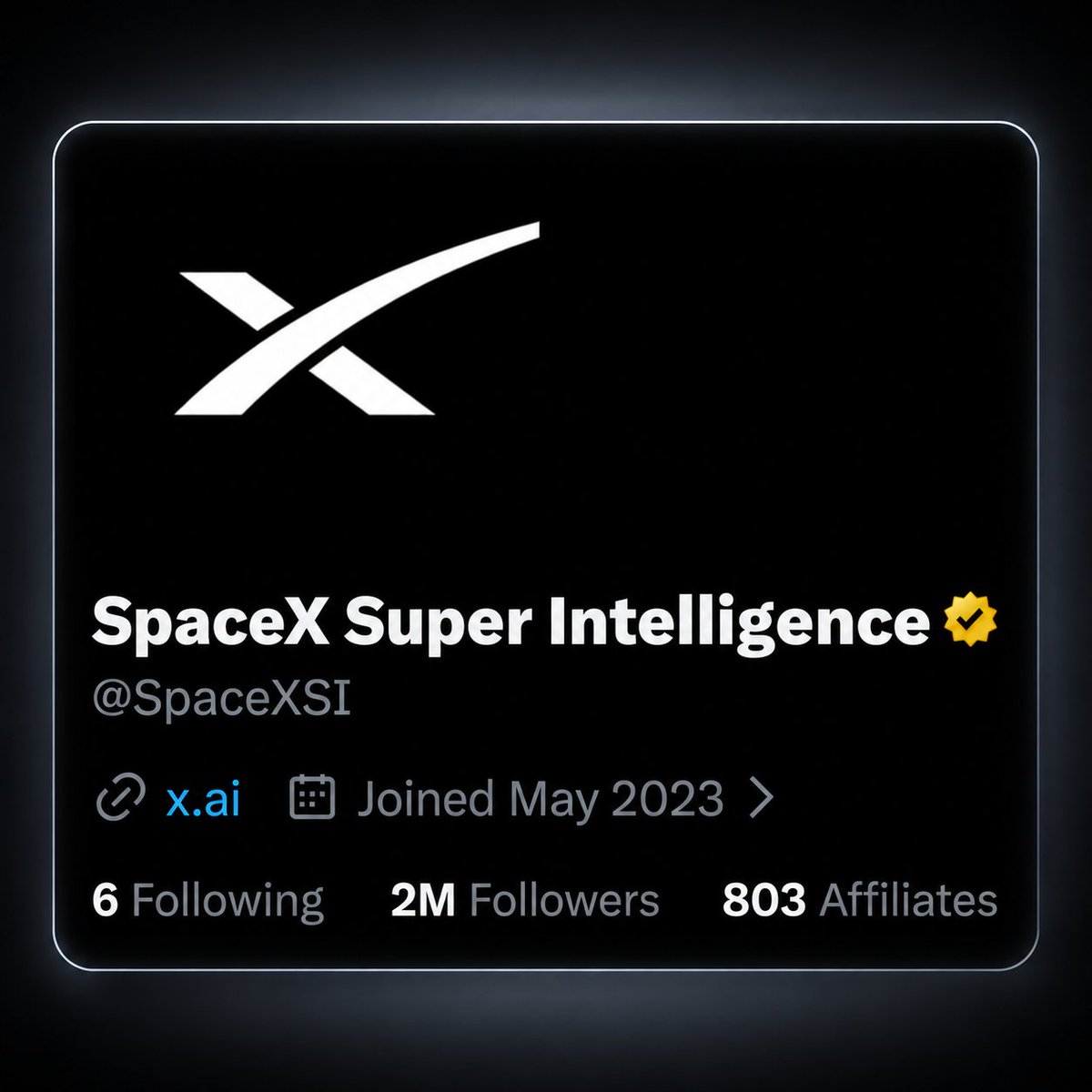 cb_doge's tweet photo. BREAKING: SpaceXAI is now SpaceXSI

SpaceX Super Intelligence. https://t.co/MhCv1lQamp