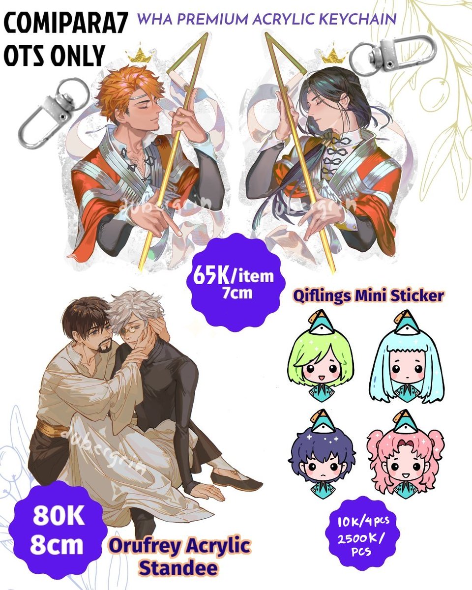 Aubergrin's tweet photo. PRICES UPDATE🧍
AUBERGRIN MERCHS CATALOGUE COMIPARA 7 💜
RT and like are appreciated ❤️🔁

Booth Name : Terong Balado Bude N-07
Fandom : WHA, SVSSS
ll OTS only, our both available both days #comipara7 #comipara #cmpr7 #witchhatatelier #SVSSS #ots https://t.co/MiGJN3MEXL
