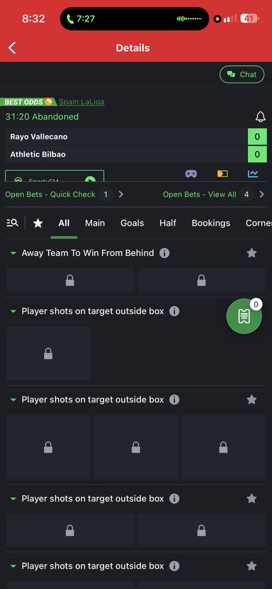 wgrtttt's tweet photo. @SportyBet when you go void this match???? https://t.co/bufyPNJnQB