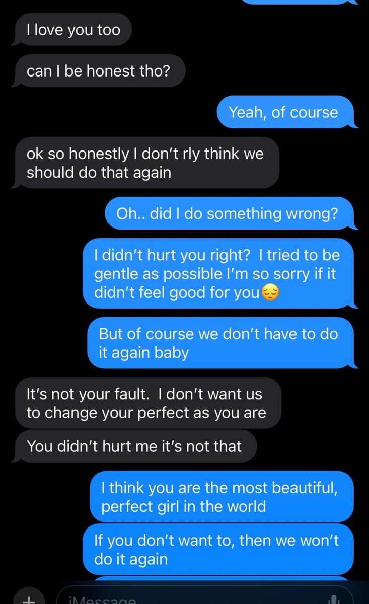 eyojoel77's tweet photo. Am I overreacting to my girlfriend reaction after first time having sex https://t.co/IDRFNxA27f