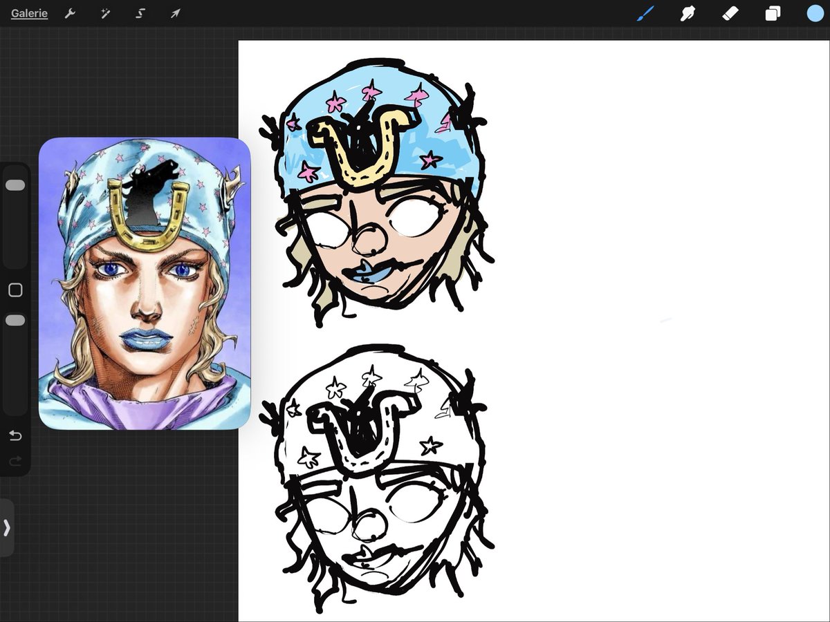 senssylee's tweet photo. Johnny Joestar dessin rapide https://t.co/BEJK0lp7Wx