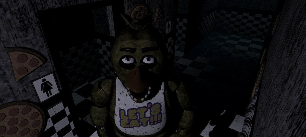 Gh0stKid3's tweet photo. Ay OOC moment but it’s so insane to me how Scott just struck gold with FNaF 1’s creep factor and it never happened again https://t.co/EGRZDvLpqm