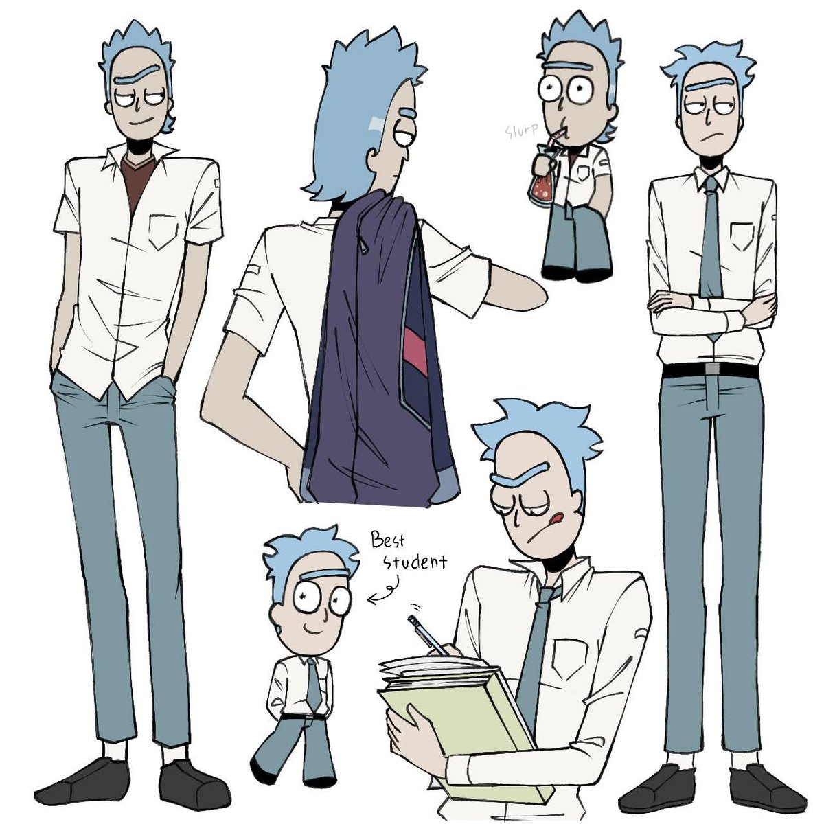 orcakayang's tweet photo. Highschool au? https://t.co/HmmQc8wQSN
