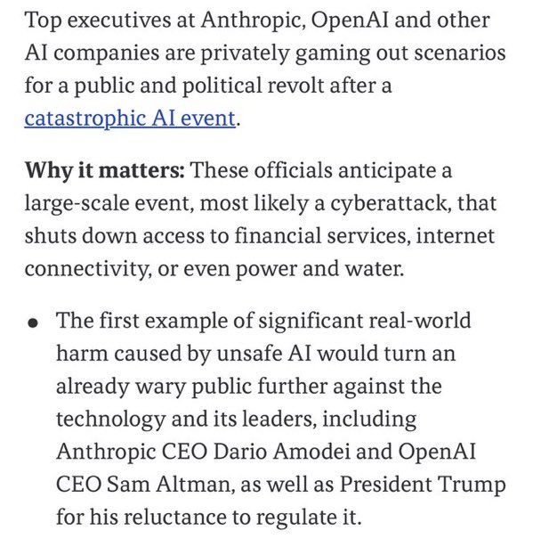 ValeWolfX's tweet photo. CRYPTO RESET EXCUSE CONFIRMED BY VALE FROM YET ANOTHER TOP EXECUTIVE FROM “OPEN AI.” 

I SAID 

“ A CYBER ATTACK THAT SHUTS DOWN THE INTERNET “ HENCE WHY IMF MENTIONED CRYPTO WORKING OFFLINE! SPECIFICALLY FOR DURING THE CRYPTO RESET EXCUSE.

👇🏼 https://t.co/I6v4s4K3CI