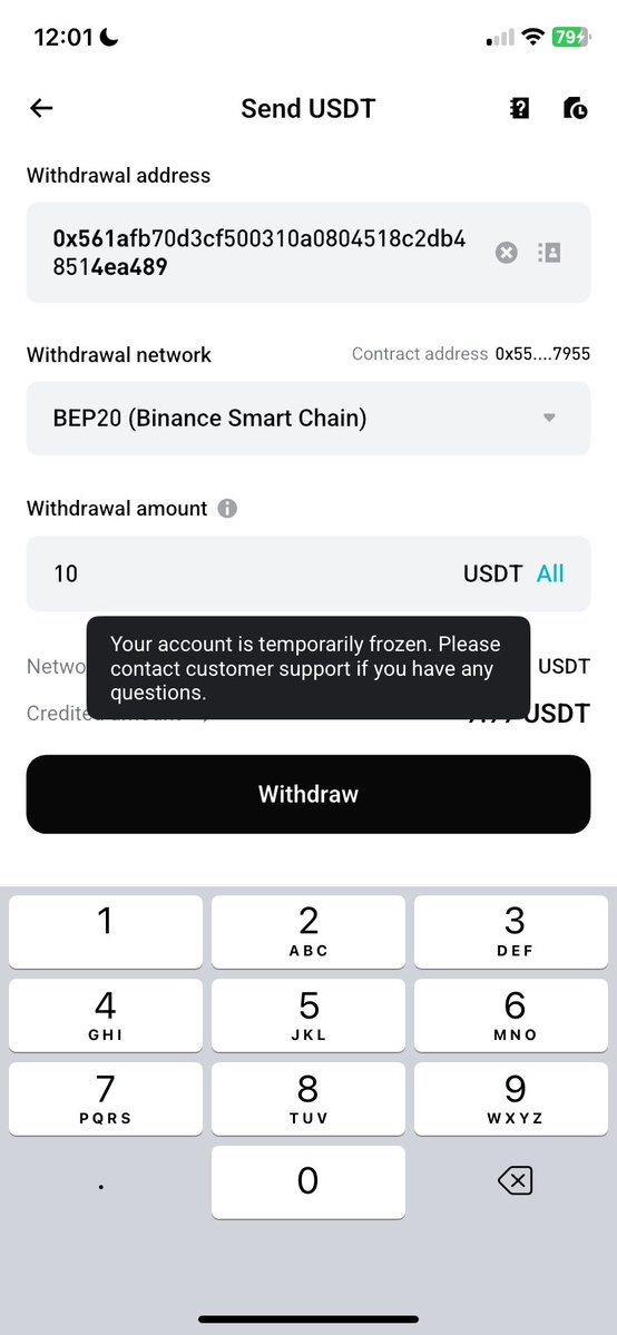 fjrdjy's tweet photo. hello bitget community ! I hope you guys can help me with this one
My Bitget account has been frozen, but I have not engaged in any unusual or suspicious activity.
Please have the relevant team review my account and clarify the reason for this freeze. @BitgetSupport @bitget https://t.co/5SD0EHGV46
