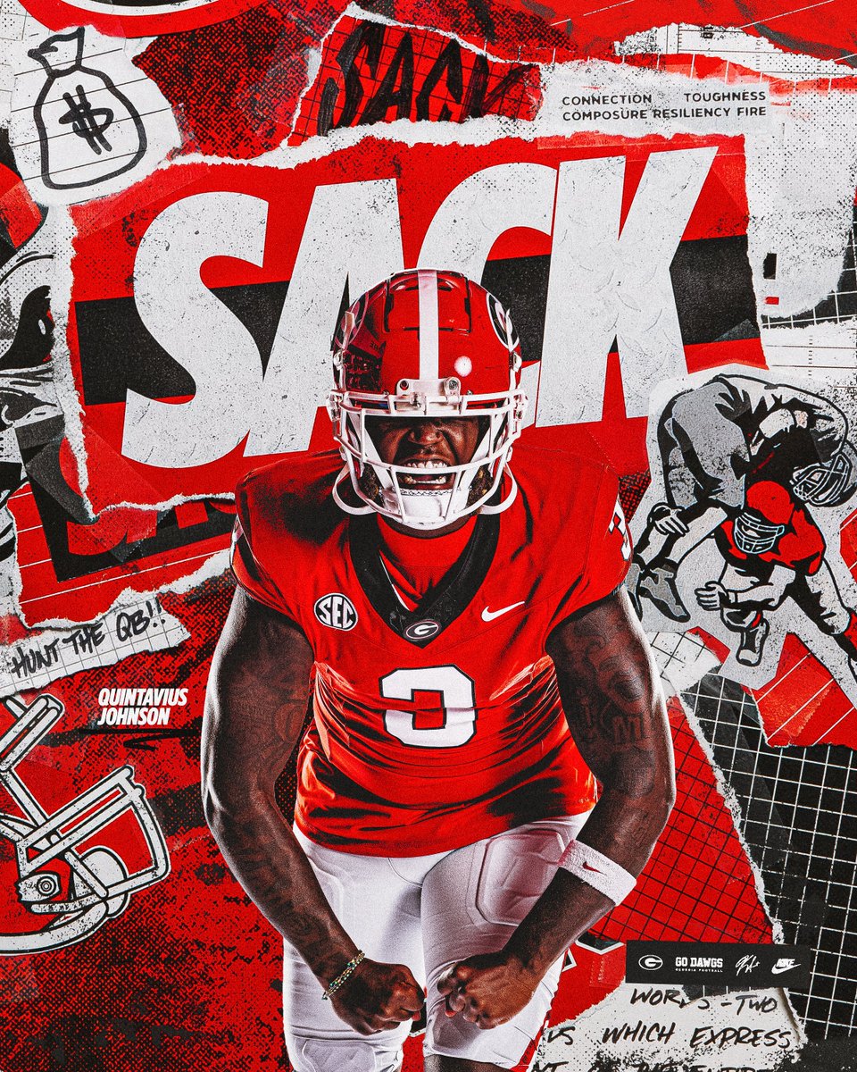GeorgiaFootball's tweet photo. Q gets to the QB 💰 @Qjohnson3xl https://t.co/uc07FvHXxP