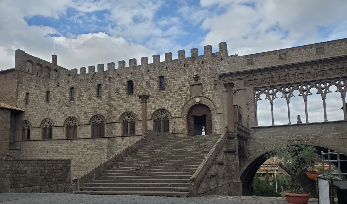 TsItalyExpert's tweet photo. This is the Papal Palace in Viterbo, the City of the Popes, the site of the first Papal Conclave.
#LaDolceFede26 #TsItaly #Pilgrimage https://t.co/ONmo17C6Vc
