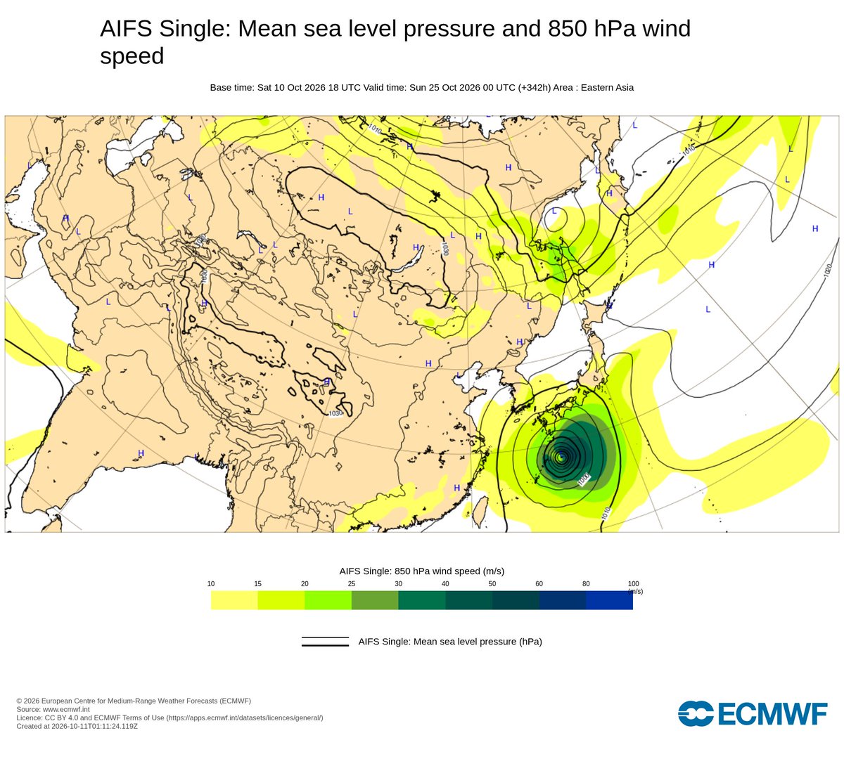 yasuoya0's tweet photo. 台風28号，29号ともに日本の東を離れて北上する見込みだが，まだ台風シーズンは終わっていない．欧州ECMWFのAI予報，アメリカNOAAの予想図では10月下旬に台風の接近を予想．非常に不確実な段階ながら，リスクマネジメントのため今後の動向に注意． https://t.co/oK2QWfJN1K