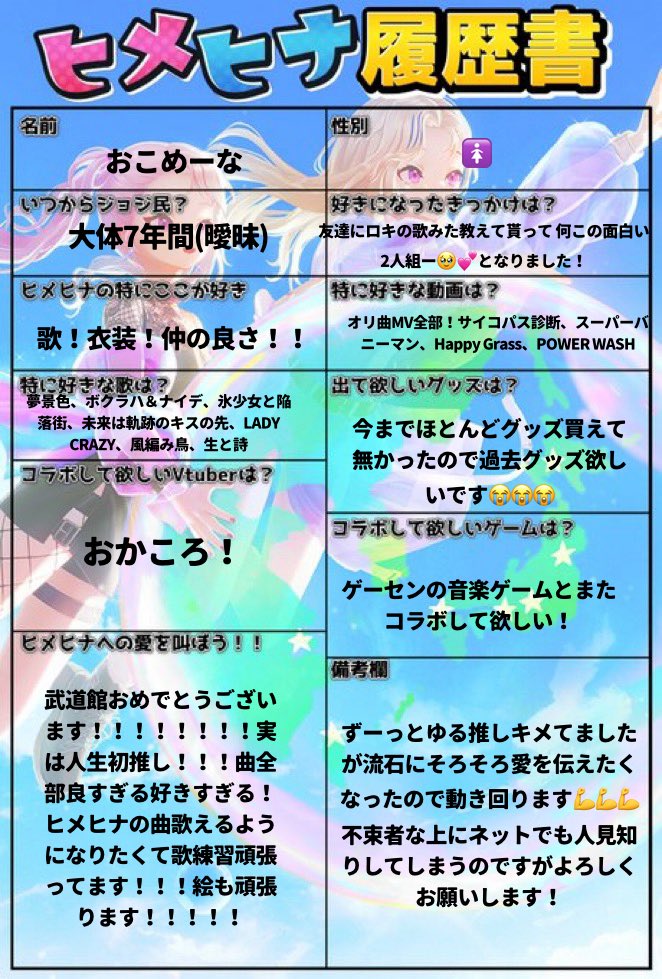 okomeoisii1005's tweet photo. 数年間ゆる推しでしたが愛いっぱい伝えたくなったので動きます
不束者ですが良ければ仲良くしてください！！
#ヒメヒナ好きさんと繋がりたい 
#ヒメヒナ履歴書
#JOJI民の輪 https://t.co/YsC0sMxI4r