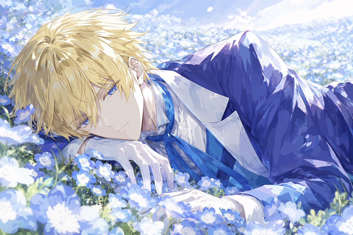 dajirinsekando's tweet photo. お花畑のソル・ネモフィラ https://t.co/1MqHjoAVGf