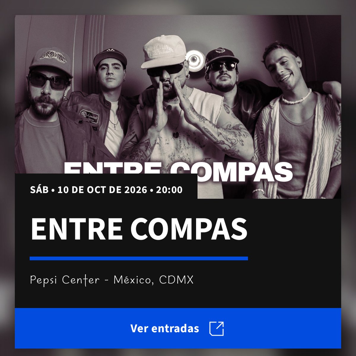 KatV_Kissa's tweet photo. Charles Ans, Sabino, Daaz, Yubeili &amp; Caztro.
— Entre Compas —
Oct 10, 2026

#Sabino #CharlesAns
#EntreCompas
#PepsiCenter https://t.co/tEwEiiwEr5