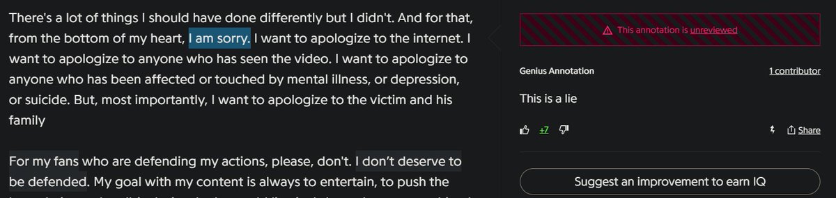 Possiblyender's tweet photo. @Baldimoral genius has the logan paul apology and its really funny to look through https://t.co/6m1rb3KaQT