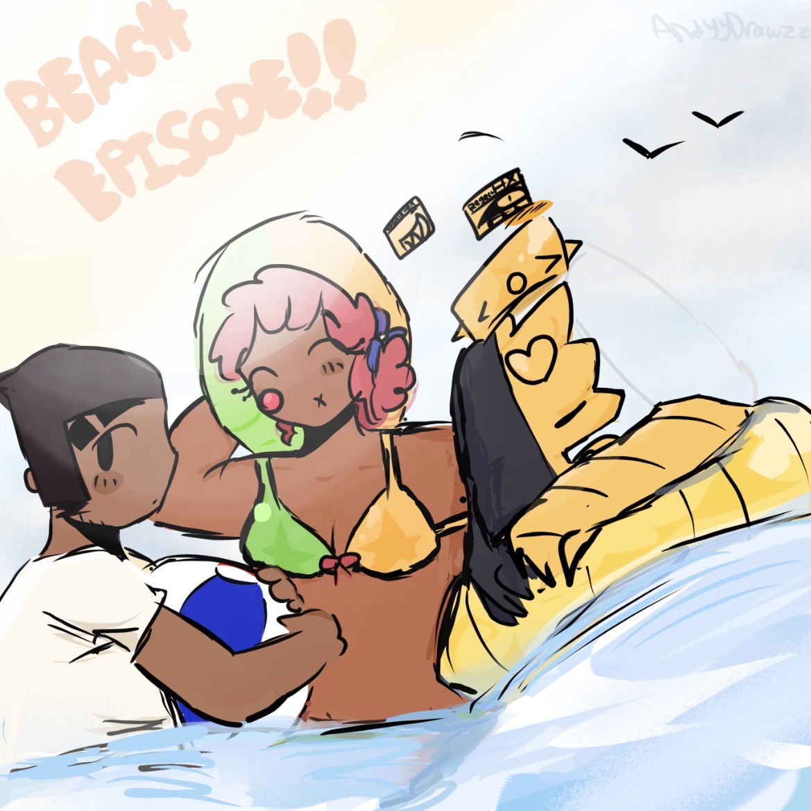 andyybzyy's tweet photo. day 10! beach episode!! #Aregectoberisode https://t.co/1eV66scdLw