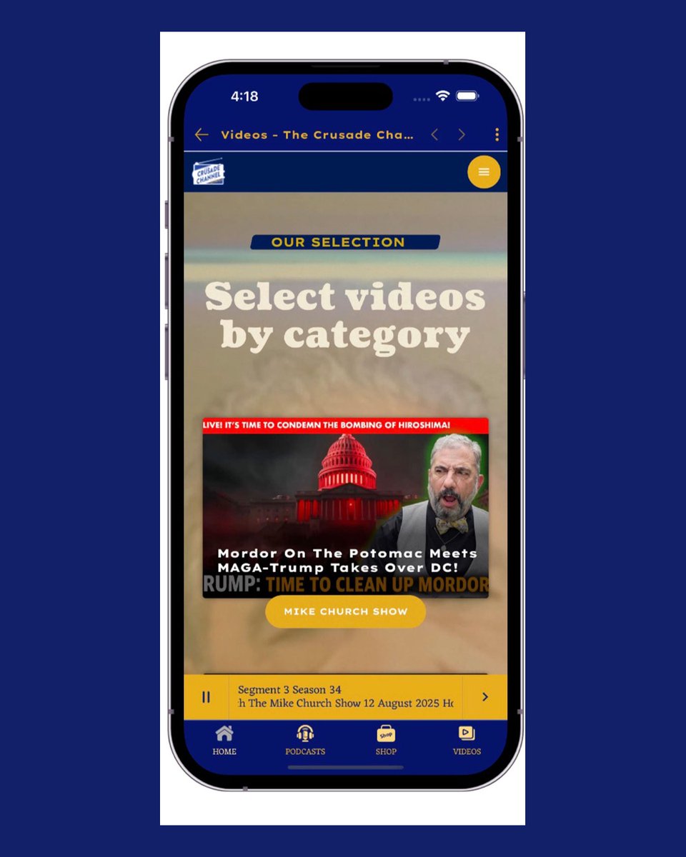 apppresser's tweet photo. .@TheKingDude built his own 24/7 talk radio network. Now it fits in a pocket: live stream, on-demand episodes, live chat, and call-in from the app. Built with AppPresser on WordPress, rated 5.0 on iPhone and Android.

https://t.co/5kElNRAnUp

#WordPress #MobileApps #TalkRadio https://t.co/DbMicoy3be