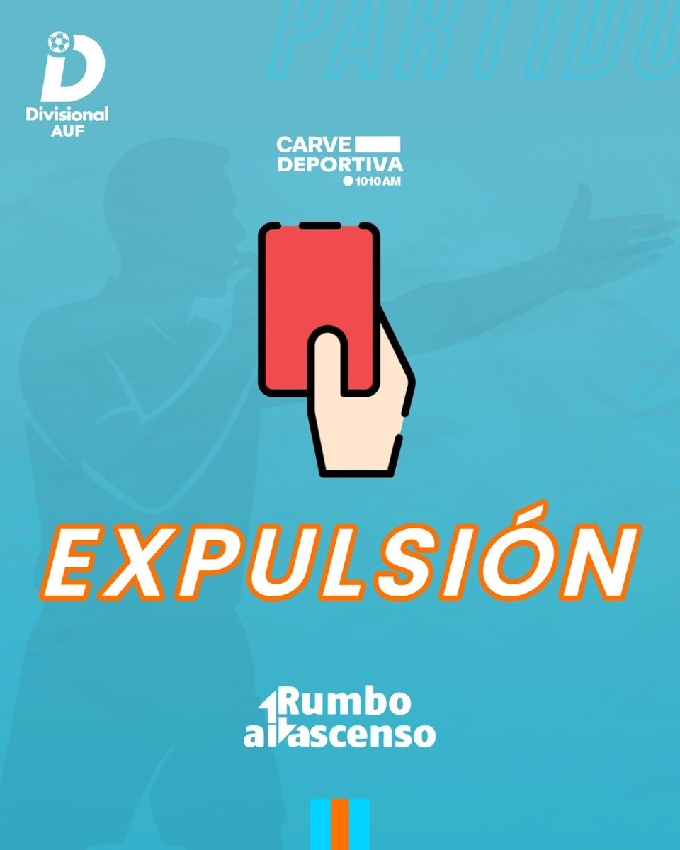 elascensouy's tweet photo. #DivisionalD

Matías Gutierrez se va expulsado en Deportivo CEM a los 71'

#RumboAlAscenso https://t.co/iDI1MO3n8o