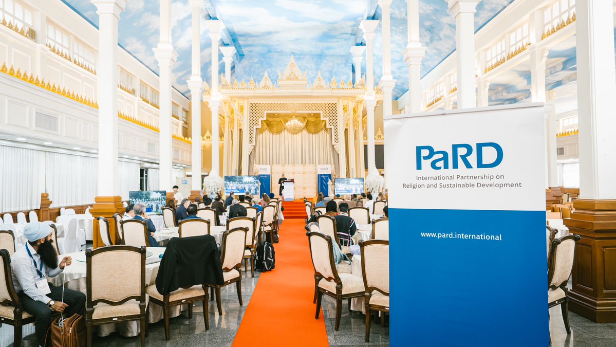 PaRDSecretariat's tweet photo. “Beyond Partnership: Faith in Development for the Next Decade”: the #PaRD General Assembly of Members has started in Bangkok. On 10-11 October, we gather and stay at Wat Saket, a Buddhist temple. #Bangkok #Religion #Sustainabledevelopment https://t.co/ijxukHefFC