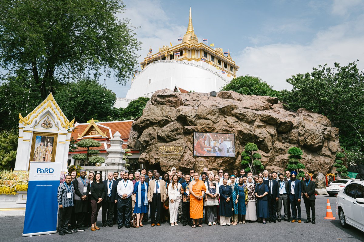 PaRDSecretariat's tweet photo. “Beyond Partnership: Faith in Development for the Next Decade”: the #PaRD General Assembly of Members has started in Bangkok. On 10-11 October, we gather and stay at Wat Saket, a Buddhist temple. #Bangkok #Religion #Sustainabledevelopment https://t.co/ijxukHefFC