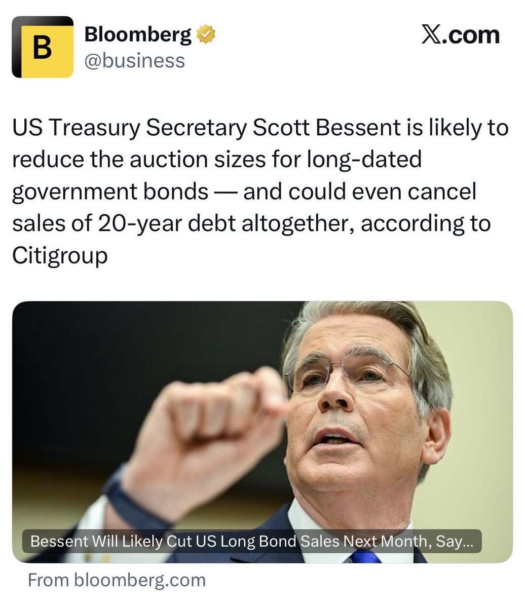 StealthQE4's tweet photo. Curious to see how yields trade Monday.  

You’d think they’d drop.  Let me rephrase that:

They better drop.  

You can only sell so many t-bills though. 

This is big news. https://t.co/dCxWB1dY2B