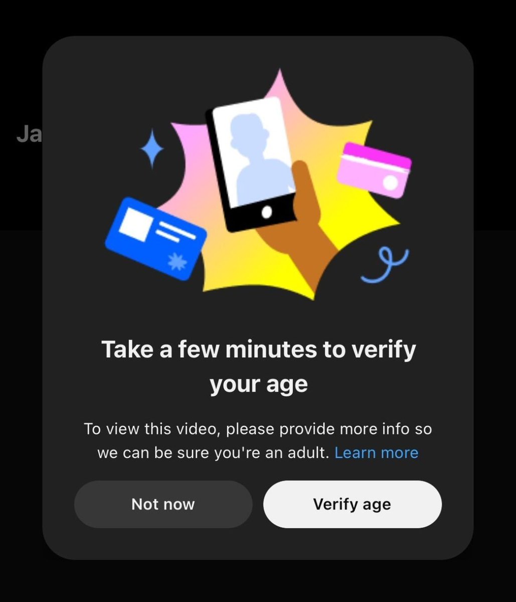 yourfeedofme's tweet photo. two word horror story: Verify age https://t.co/DBK1ZzEfIH