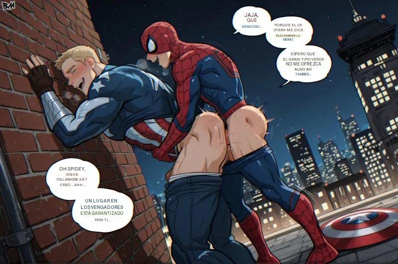 RocnirWarrior's tweet photo. Fortaleciendo el compañerismo entre héroes 🤤🍼❤️🥵🔥🍆🍑.

Marvel

Créditos de autor: big_ass_looover 

#yaoi #yaoihard #gayporn #nsfw #husband #viral #marvel #spiderman #capitanamerica https://t.co/Xaxbd7sk02