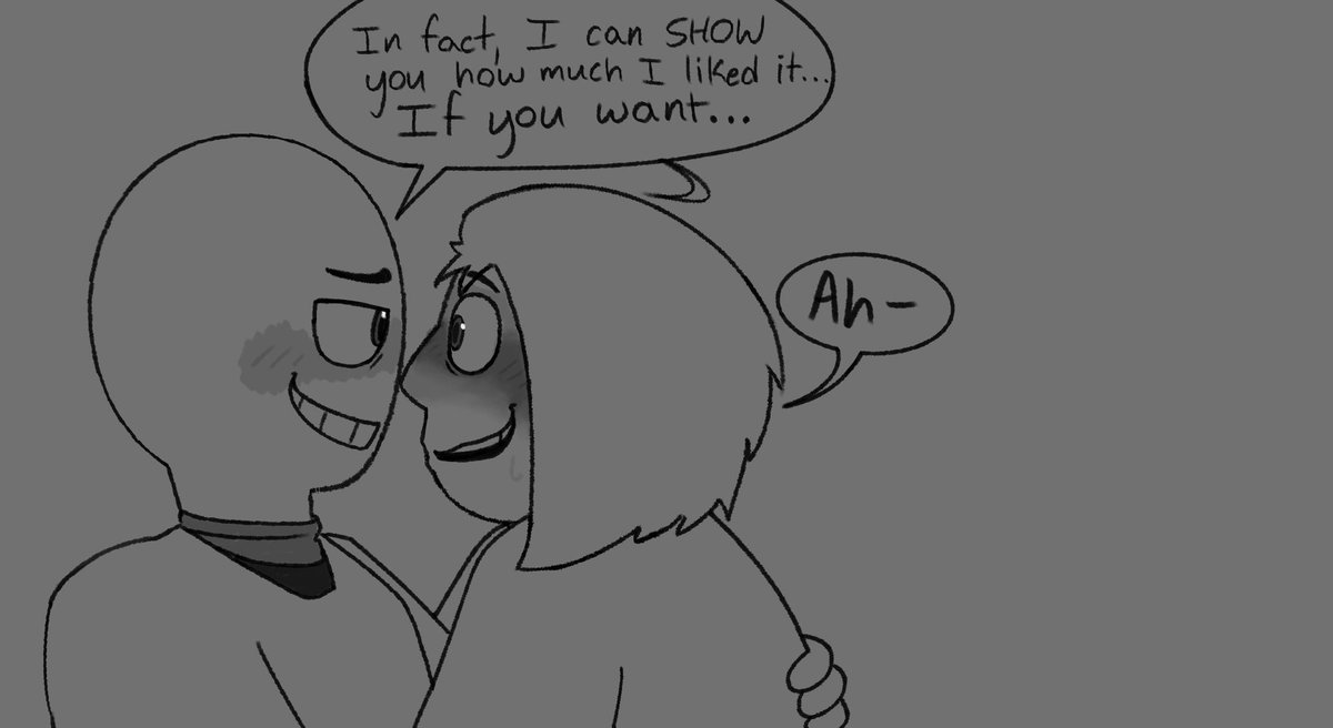 sketchedbyspore's tweet photo. pages 29-30 (part 2 of sleepless nights coming soon!) https://t.co/VEK24siwKk