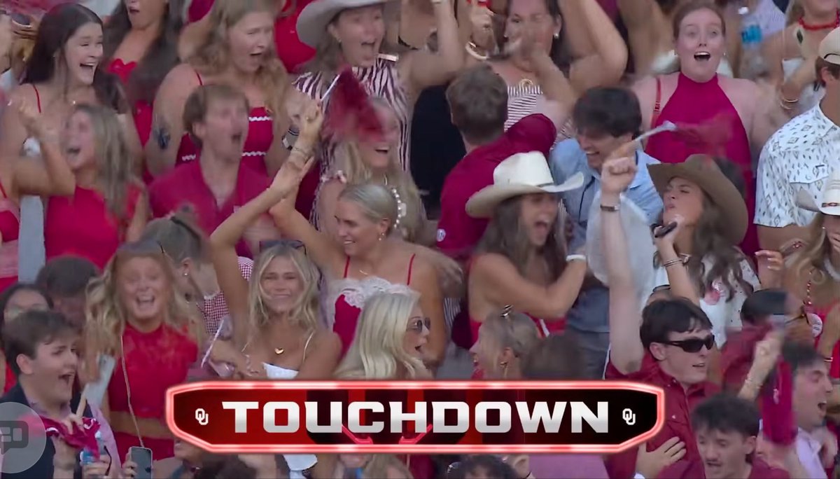 PlumbNick's tweet photo. Oklahoma is winning all around.

Boomer Sooner. https://t.co/C6qbWgHCtE