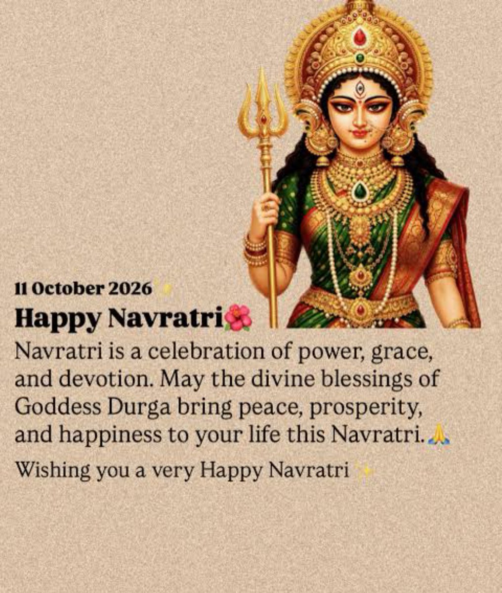 TheAyush_here's tweet photo. Happy Navratri to all 🌸🙏🏻
Jai mata di ❤ https://t.co/BQJJ89Jr8L