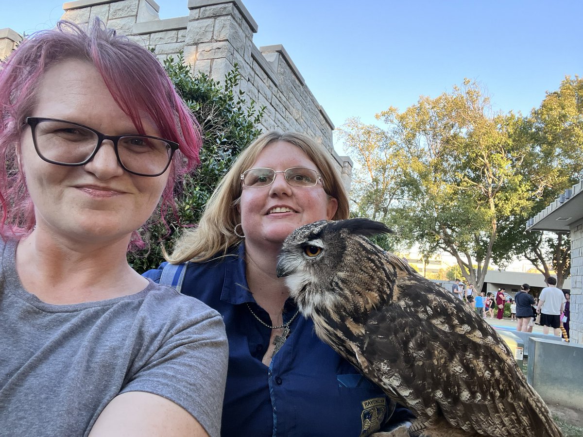 whoami_anyways's tweet photo. I got to see Malfoy’s owls great nephew, Ritual, who stays with the international owl center! (Can find them
On FB.) he was gorgeous!! @TomFelton https://t.co/DiZBYxjrIy