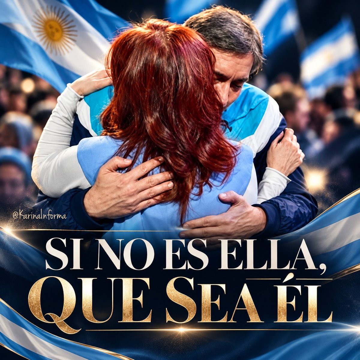 DIAZKARY's tweet photo. NOS MERECEMOS BELLOS MILAGROS

Hace tiempo que vengo analizando la situación de Cristina y los posibles escenarios de cara a las elecciones. Y, viéndolo con frialdad, estoy convencida de que, si por la razón que fuera Cristina no fuera candidata, el candidato perfecto sería STM y Uñac podría ser el vicepresidente. La realidad es que el peronismo tiene muchos posibles candidatos potables. No hay problemas ni nadie es imprescindible, solo ella.

LA HORA DE LOS ENANOS INTERNOS

Los intentos desesperados del gobernador y sus esbirros por vociferar en los medios, ningunear y mentir para imponerlo a él como el único candidato son cada vez más obvios. Como también lo es el odio que sienten por Cristina: es palpable y vicia tanto el aire que el clima se vuelve asfixiante, irrespirable.

A los dirigentes que se dicen peronistas y apoyan no solo una candidatura única, sino que siguen hablando de "internas" como si Cristina estuviera de vacaciones en Miami, y a quienes les parece de lo más normal que alguien de un rango muy inferior le dispute la conducción del peronismo a Cristina mientras está presa y proscripta, pasando por alto nuestra doctrina, nuestra esencia, nuestra orgánica, realmente los veo repulsivos.

Más allá de lo que a mí me parezca o no, el pueblo no los considera a ustedes para nada. Sigan en su nube: ninguno de ustedes existe ni tiene importancia para el pueblo.

La única que quieren es a Cristina. Y lo gritan, lo piden, lo reclaman como y donde pueden. Pero ustedes no están ni siquiera oyendo o se hacen los sordos, que es mucho peor.

MÁXIMO, EL HEREDERO DEL LEGADO

En esta carrera, sin quererlo él, lo han ingresado, pero cómo no, si es el único que en defensa de Cristina ha salido a dar la cara tímidamente en los medios, pero cada vez con más fortaleza. Y yo no lo veía como un candidato potable, haciendo un análisis sesudo y poniendo sobre la mesa todas las cartas, las variables posibles. Principalmente, porque el trabajo que han hecho los medios sobre su imagen ha sido monstruoso y revertirlo no es nada fácil. Mucho menos porque hay un fuego amigo intenso. ES COMPLICADO. 

UN NUEVO SENTIMIENTO 

Dicho todo lo antes mencionado, tengo que decir que voy a hacer un enorme punto y aparte.

Una cosa es lo que mi mente analiza y otra, muy distinta, lo que mi corazón siente, me dicta y me está diciendo ahora. Y yo, que no me estaba permitiendo soñar, porque el sentido común y la lógica me decían que no, sentí algo que hacía mucho tiempo no sentía, algo que mi corazón no me decía desde hacía mucho: una corazonada. Un disparo directo al corazón. Y eso es que es él. Es el único que puede ser.

Si bien Máximo no es el candidato ideal en términos estadísticos, es el candidato perfecto en términos políticos. Es la reencarnación física y espiritual del mejor proyecto peronista de los últimos tiempos. Es quien representa mejor al peronismo en valores y principios. Es quien ha puesto el cuerpo para defender la libertad de Cristina y quien ha denunciado la proscripción del peronismo encarnada en su conducción y perpetrada por intereses foráneos.

Máximo continuamente le habla al pueblo y expresa estar consciente de sus problemas. Presenta proyectos y propuestas.

Es un hombre que resuelve, un dirigente que no solo oye, escucha. Y no hay muchos que tengan esa sensibilidad de uno oírlo y sentir que te está hablando, que te entiende. Podría seguir, pero creo que está claro mi punto.

En la vida, en el amor, los números no importan. Hay fuerzas más allá de lo lógico, de lo racional. Que arrastran, mueven, conducen, movilizan. Que abrazan, que cambian nuestros caminos, nuestros destinos. Nada está sujeto a verdades absolutas.

Por eso yo apuesto al amor y eso es lo que representa hoy Máximo. AMOR Y LEALTAD. 

Ese amor de un hijo por su madre.

Ese amor de un militante por la causa.

Ese amor de un dirigente por el pueblo.

Ese amor de un lider por su país.

#argentina #cristinalibre