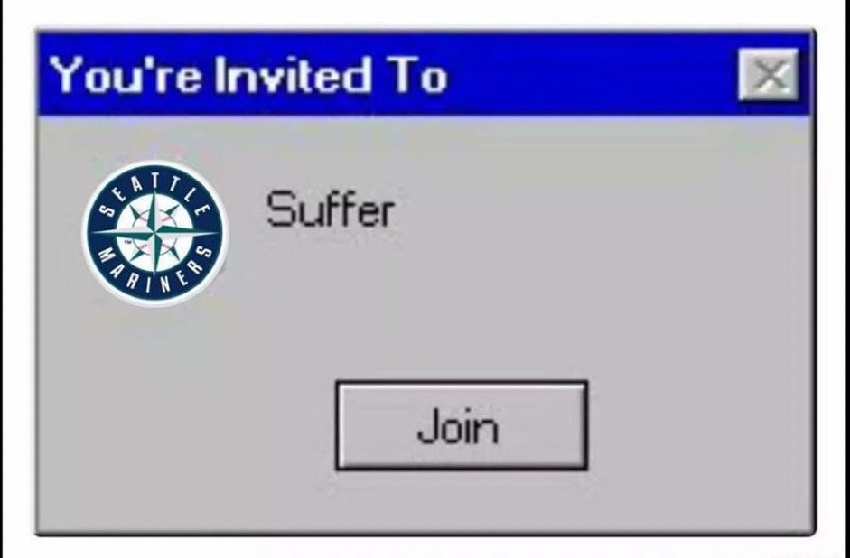 djcryingforhelp's tweet photo. a year ago today the mariners made it to the alcs in honor of that i still have memes saved in my camera roll from that night lol i hope we never see 15 innings again https://t.co/6UtgiI7WH2