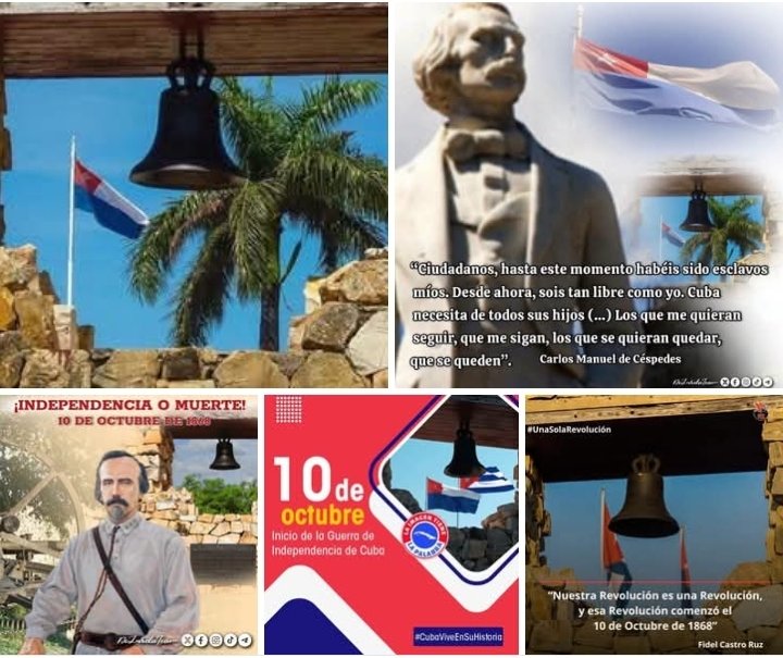 duena62576's tweet photo. Carlos Manuel de Céspedes revolucionario abogado bayamés fue el iniciador de las guerras de independencia de Cuba al proclamar el 10 de octubre de 1868 su determinación de independencia o muerte y dar la libertad a sus esclavos e invitarlos a unirse como iguales en la lucha #Cuba https://t.co/AcQKy4Sk22