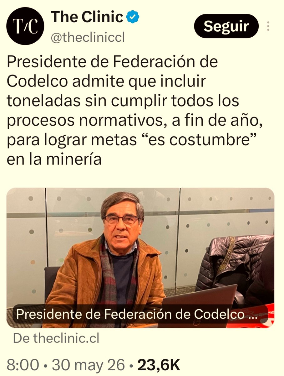 WenaChile's tweet photo. En @CodelcoChile estaban coludidos los sindicatos, supervisores, gerentes, directivos y Máximo 
Pacheco.

Una mafia para defraudar al fisco, deberían ir todos presos

@Gobiernodechile
@camara
@PNL  https://t.co/HuN5Xi8Ro2